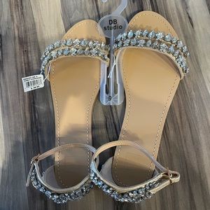 Bride Bridal Glitter Gemstone Sandals
